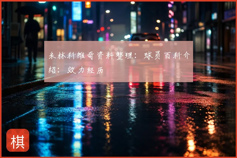 米林科维奇资料整理:球员百科介绍:效力经历