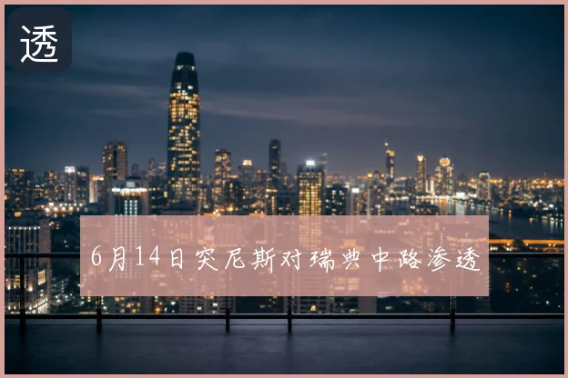 6月14日突尼斯对瑞典中路渗透